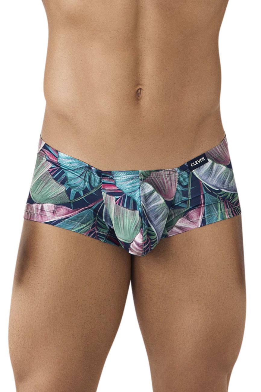 Clever 0962 Waves Trunks Color Dark Blue - DealByEthan.gay loves Clever