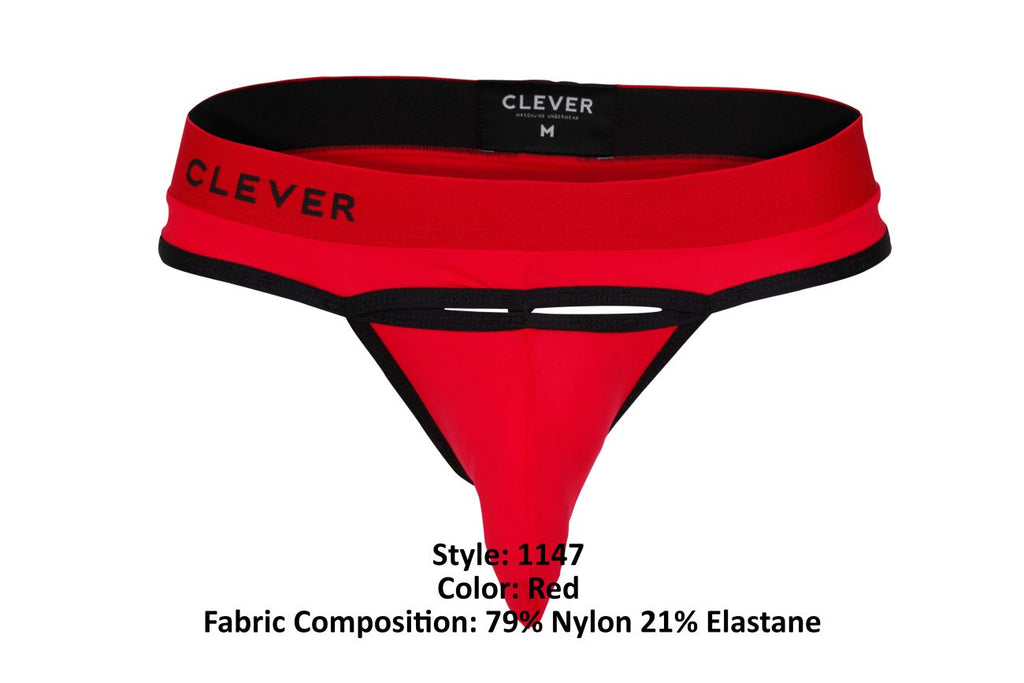 Clever 1147 Celestial Thongs Color Red - DealByEthan.gay loves Clever
