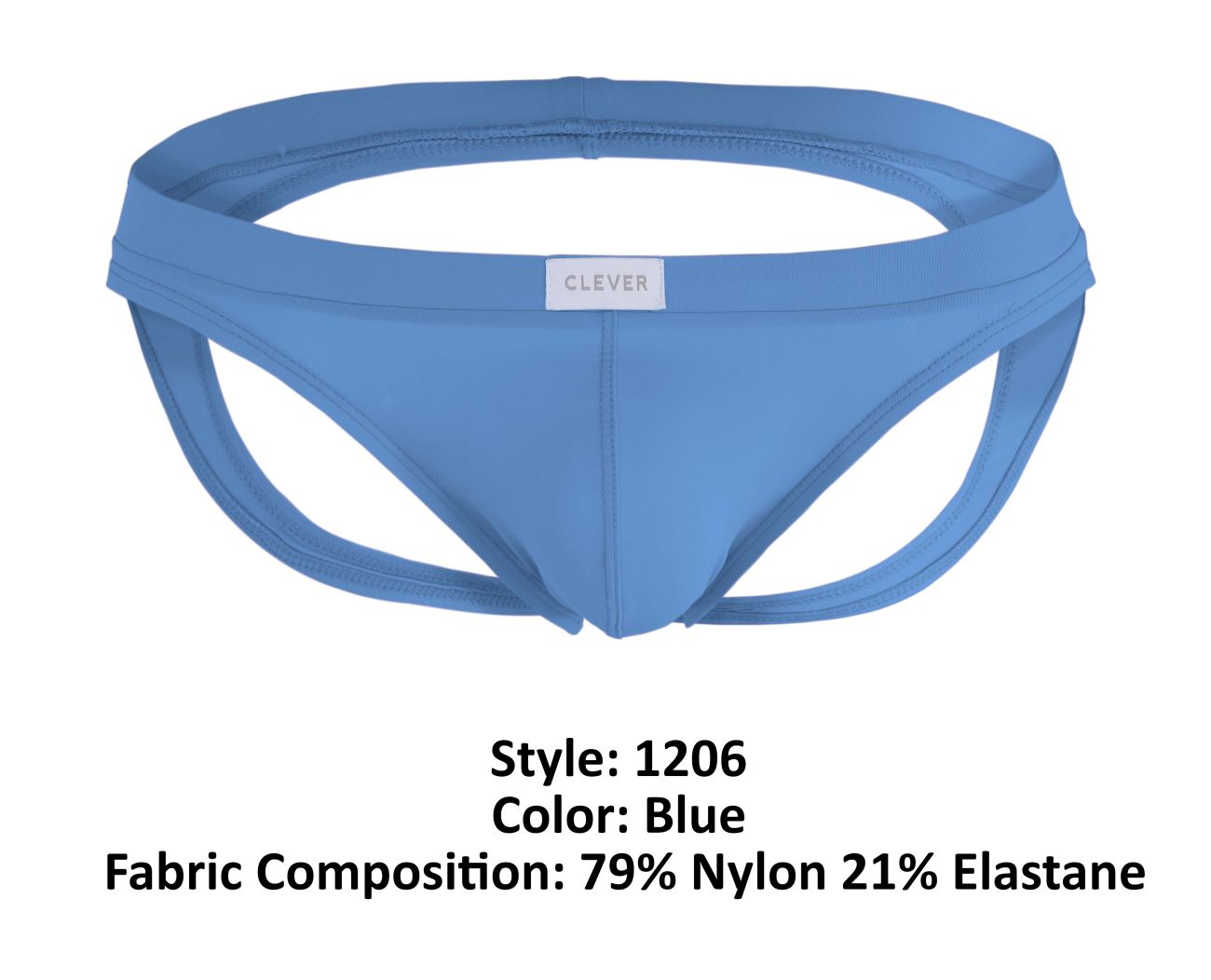 Clever 1206 Angel Jockstrap Color Blue - DealByEthan.gay loves Clever
