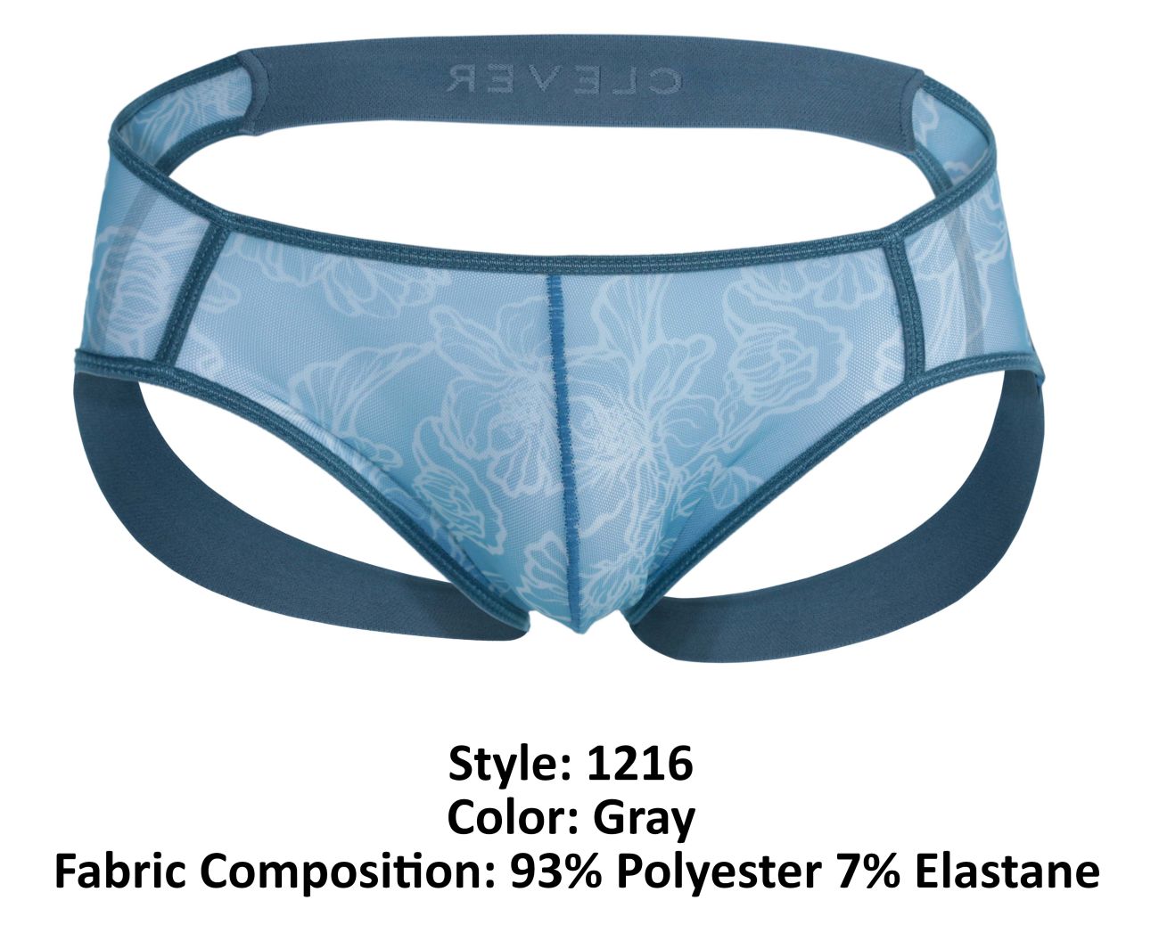 Clever 1216 Avalon Jockstrap Color Gray - DealByEthan.gay loves Clever