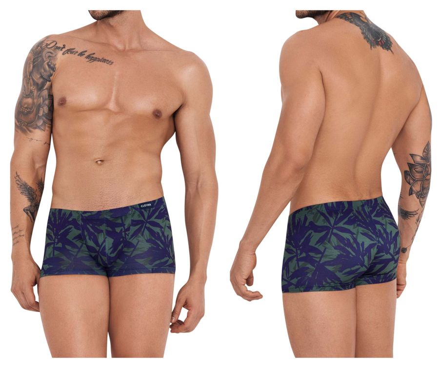 Clever 1217 Daniel Trunks Color Green - DealByEthan.gay loves Clever