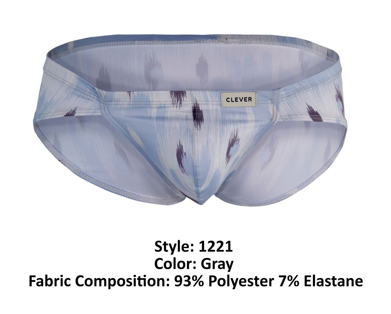 Clever 1221 Halo Briefs Color Gray - DealByEthan.gay loves Clever