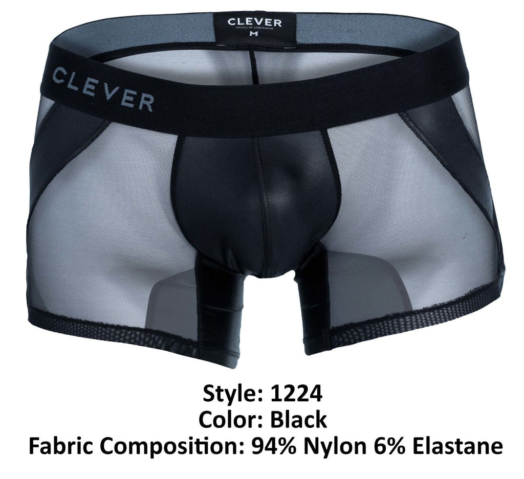 Clever 1224 Inferno Trunks Color Black - DealByEthan.gay loves Clever