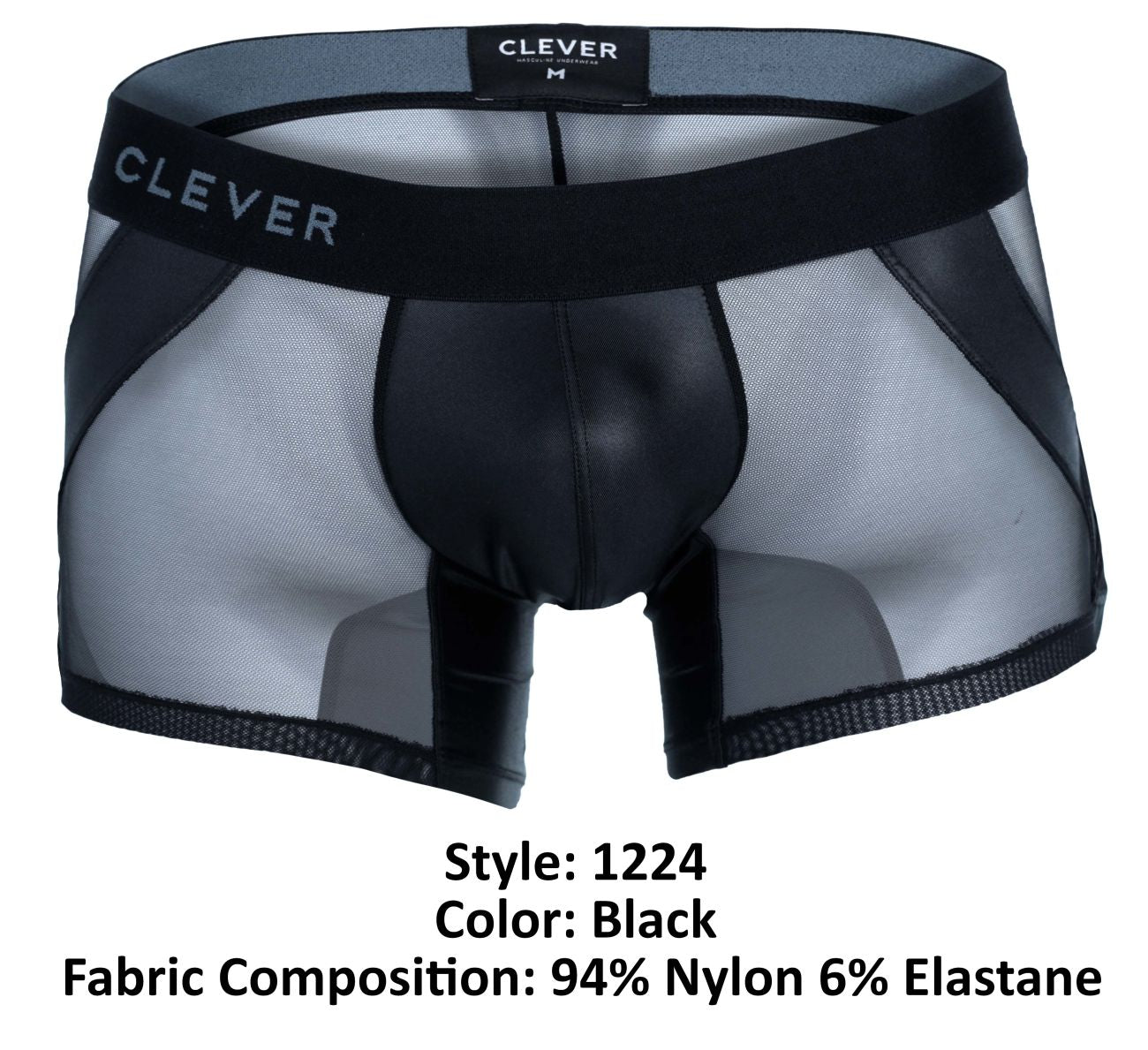 Clever 1224 Inferno Trunks Color Black - DealByEthan.gay loves Clever