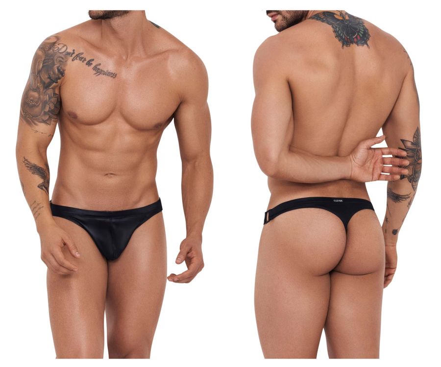 Clever 1230 Karma Thongs Color Black - DealByEthan.gay loves Clever