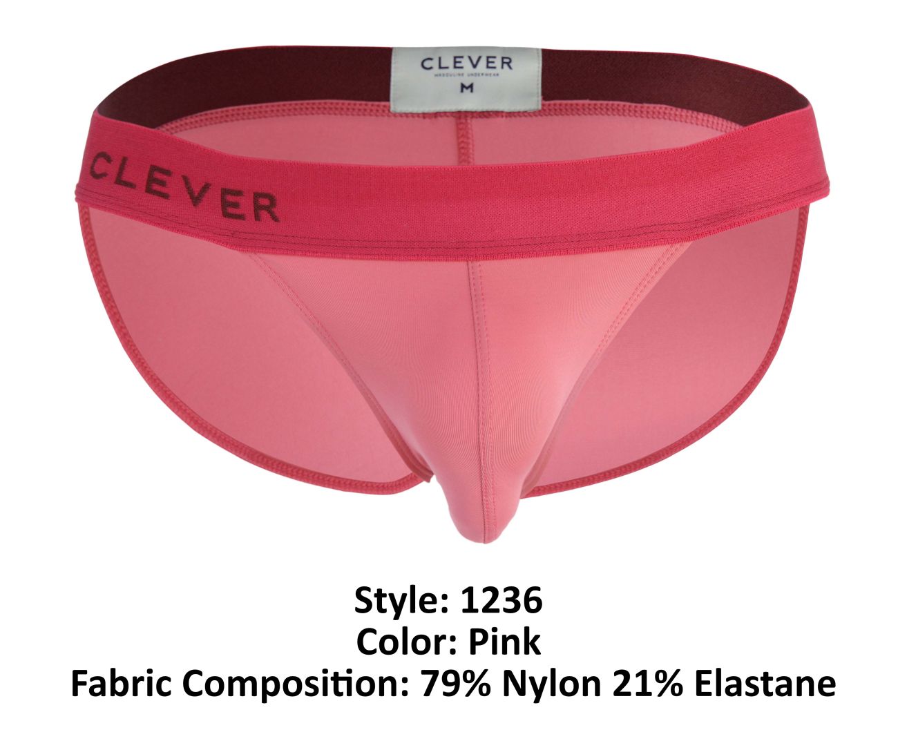 Clever 1236 Fervor Briefs Color Pink - DealByEthan.gay loves Clever