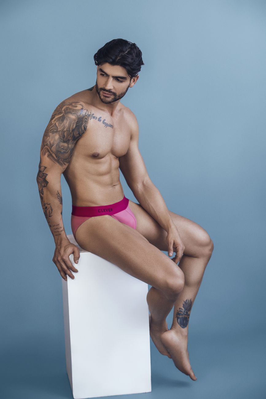 Clever 1236 Fervor Briefs Color Pink - DealByEthan.gay loves Clever