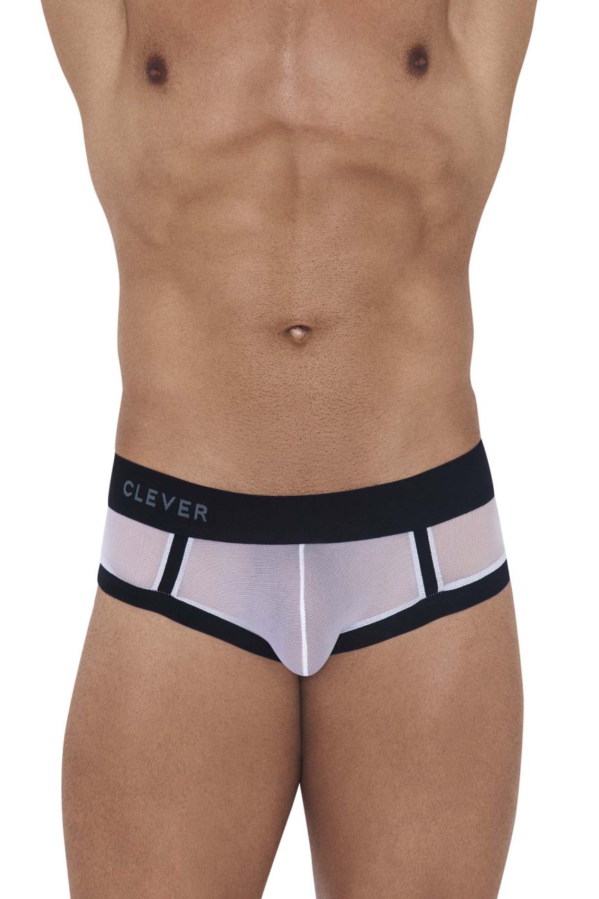 Clever 1237 Cult Briefs Color White - DealByEthan.gay loves Clever