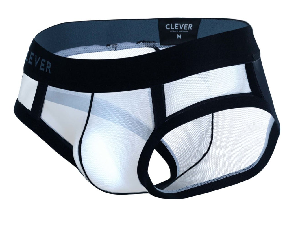 Clever 1237 Cult Briefs Color White - DealByEthan.gay loves Clever