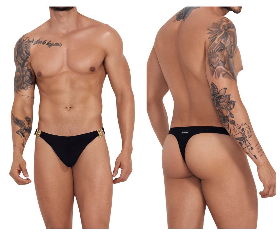 Clever 1240 Eros Thongs Color Black - DealByEthan.gay loves Clever