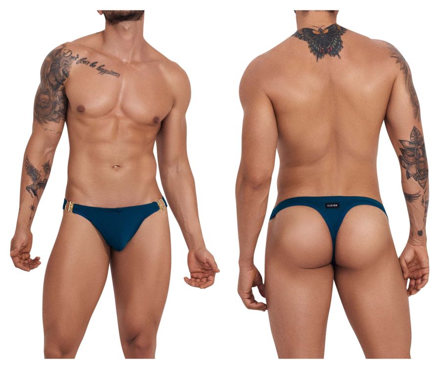 Clever 1240 Eros Thongs Color Petrol - DealByEthan.gay loves Clever