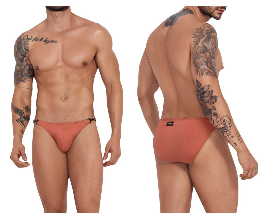 Clever 1243 Passion Swim Briefs Color Ochre - DealByEthan.gay loves Clever