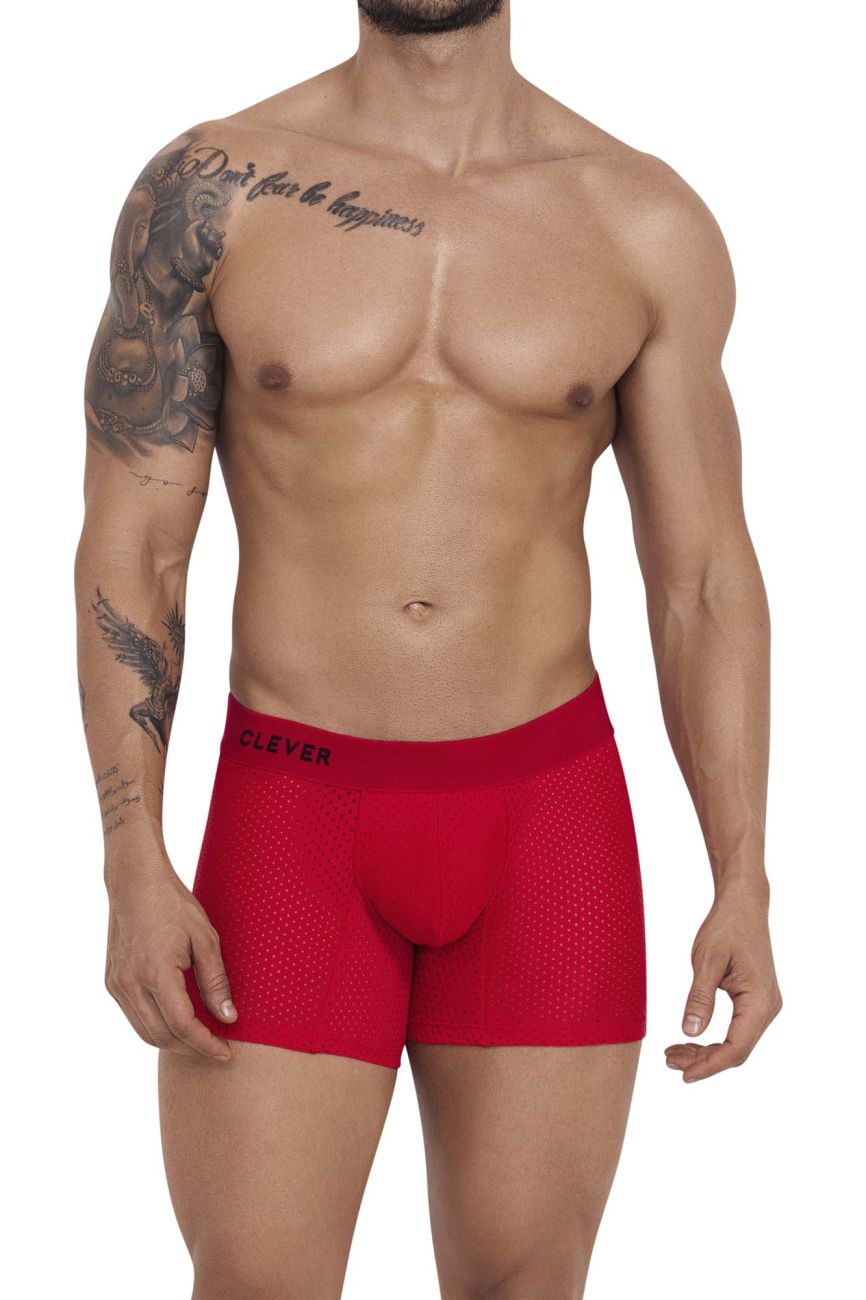 Clever 1260 Euphoria Boxer Briefs Color Red - DealByEthan.gay loves Clever