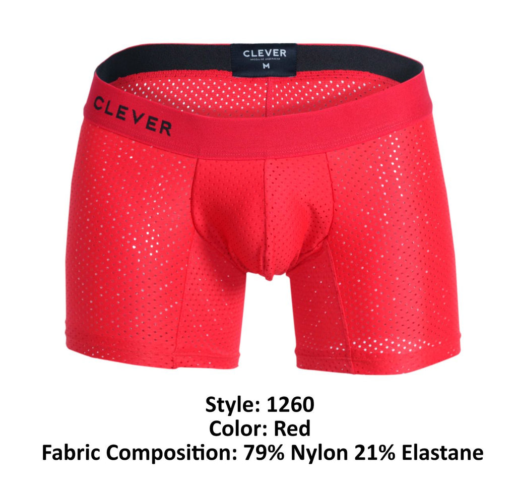 Clever 1260 Euphoria Boxer Briefs Color Red - DealByEthan.gay loves Clever