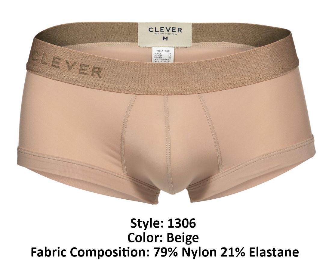 Clever 1306 Tribe Trunks Color Beige - DealByEthan.gay loves Clever