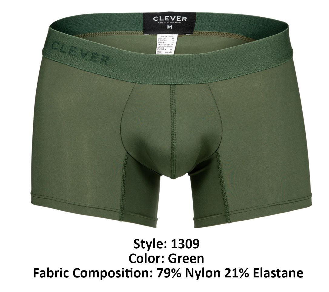 Clever 1309 Basis Trunks Color Green - DealByEthan.gay loves Clever