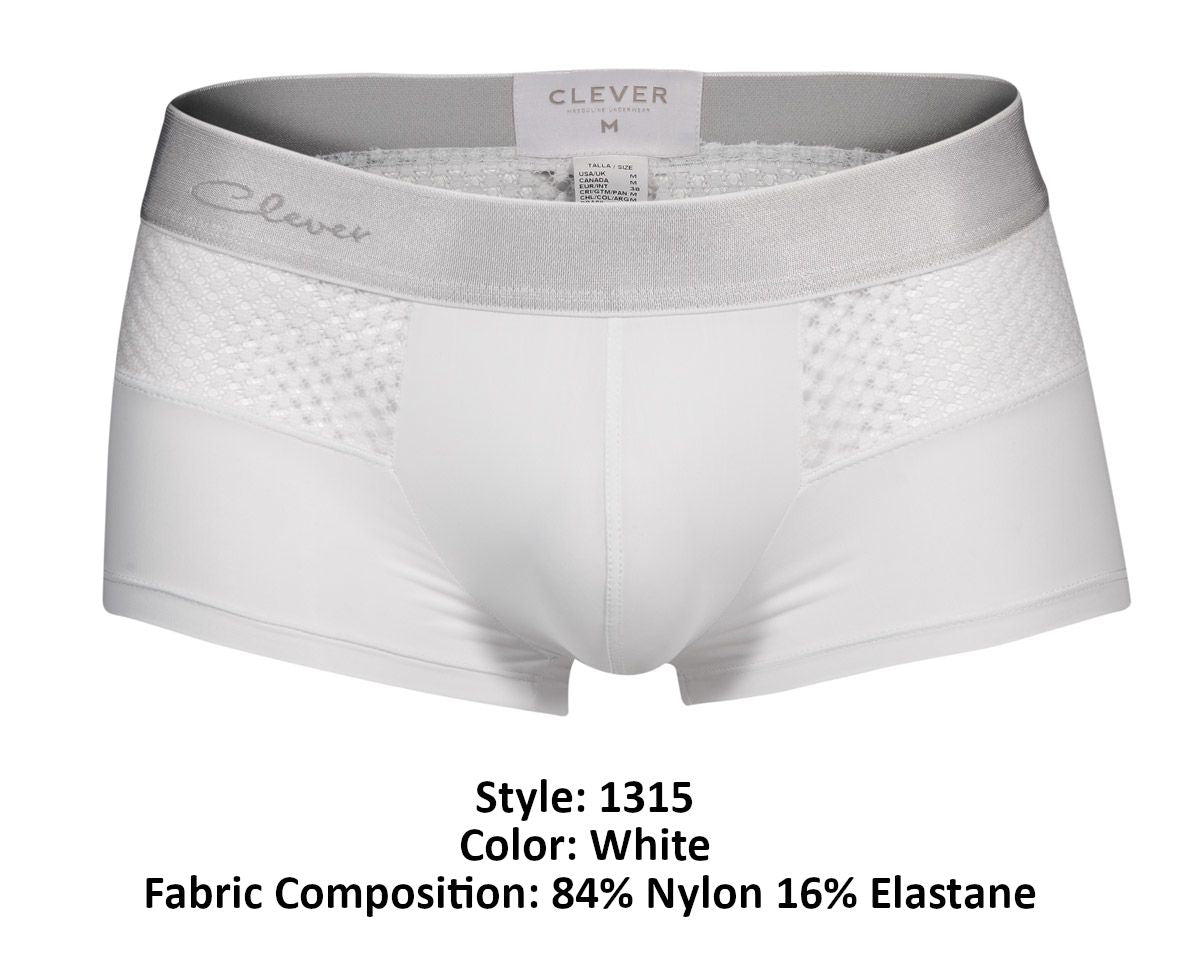 Clever 1315 Urge Trunks Color White - DealByEthan.gay loves Clever