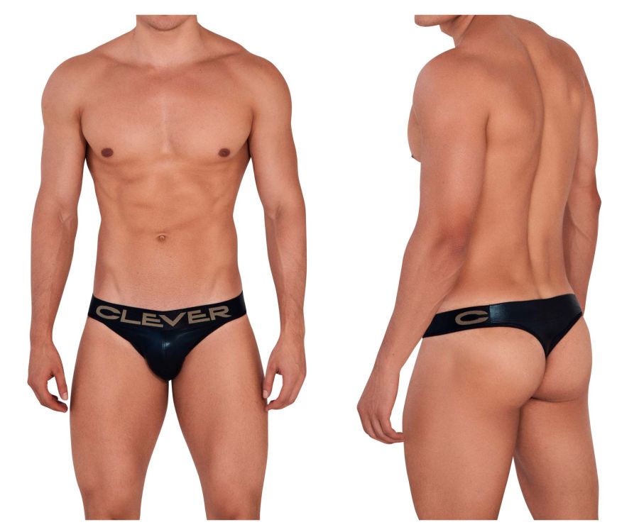 Clever 1410 Earth Thongs Color Black - DealByEthan.gay loves Clever