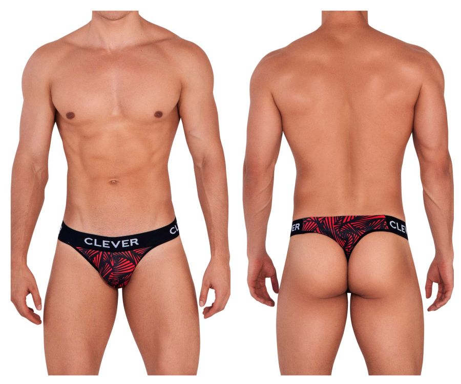 Clever 1414 Flow Thongs Color Red - DealByEthan.gay loves Clever