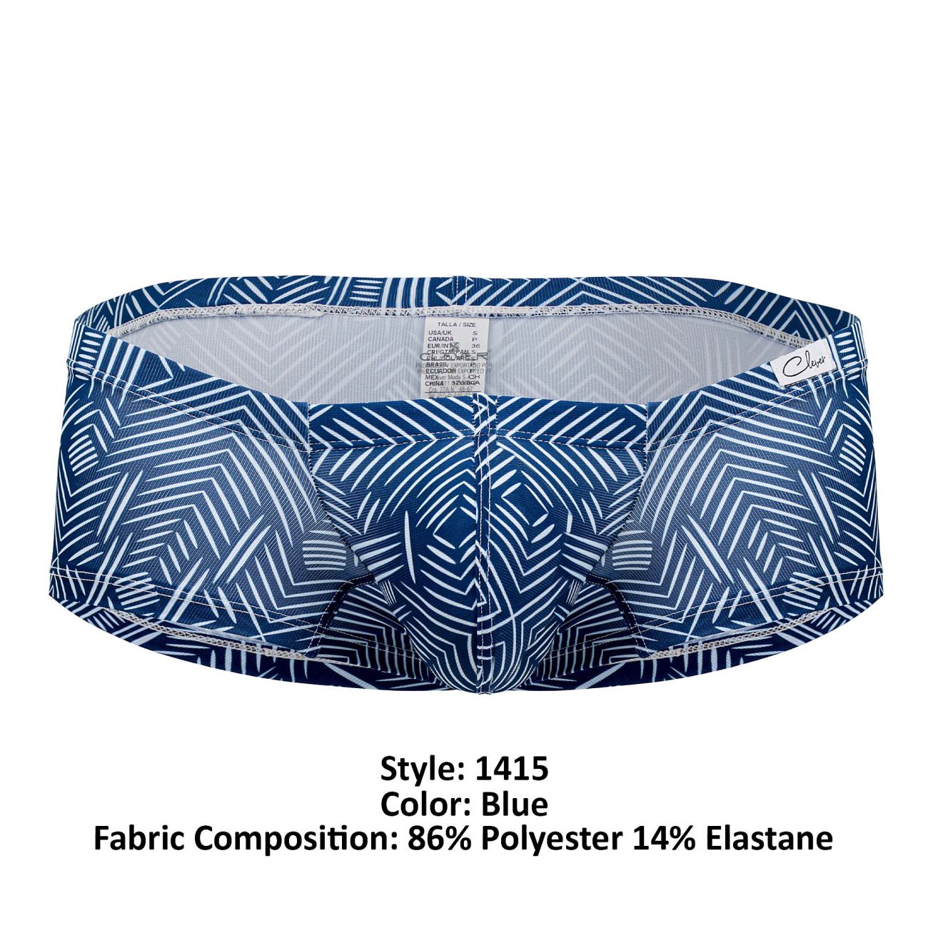 Clever 1415 Kin Trunks Color Blue - DealByEthan.gay loves Clever