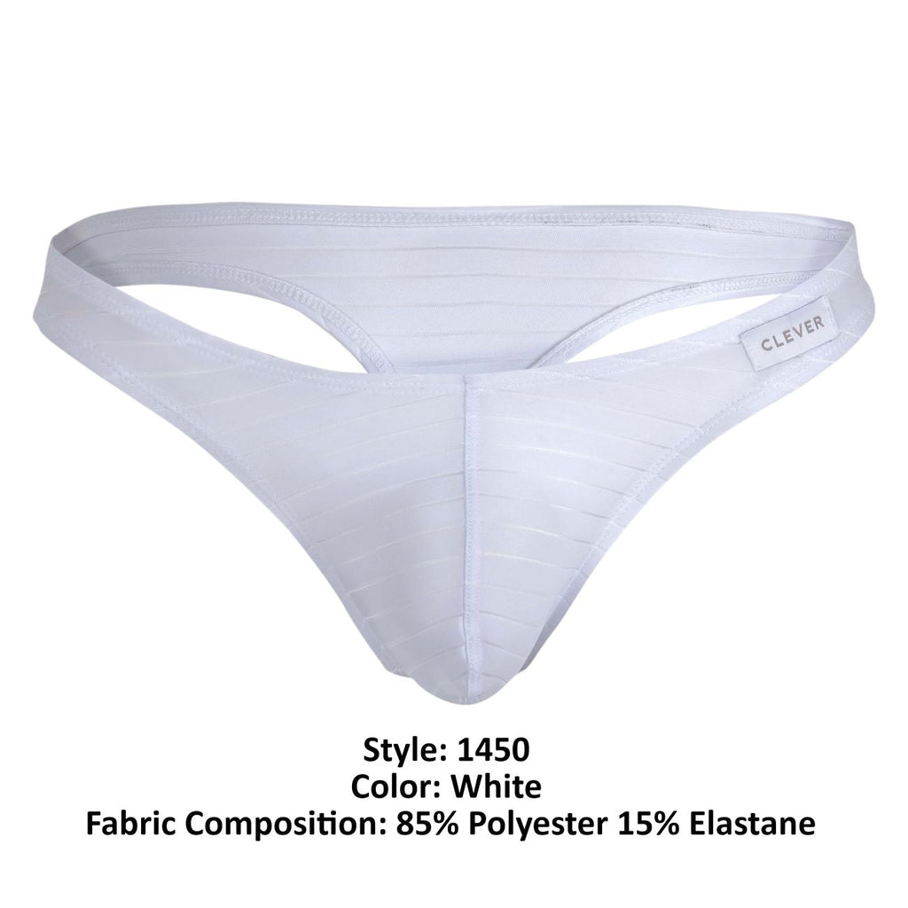 Clever 1450 Sainted Thongs Color White - DealByEthan.gay loves Clever