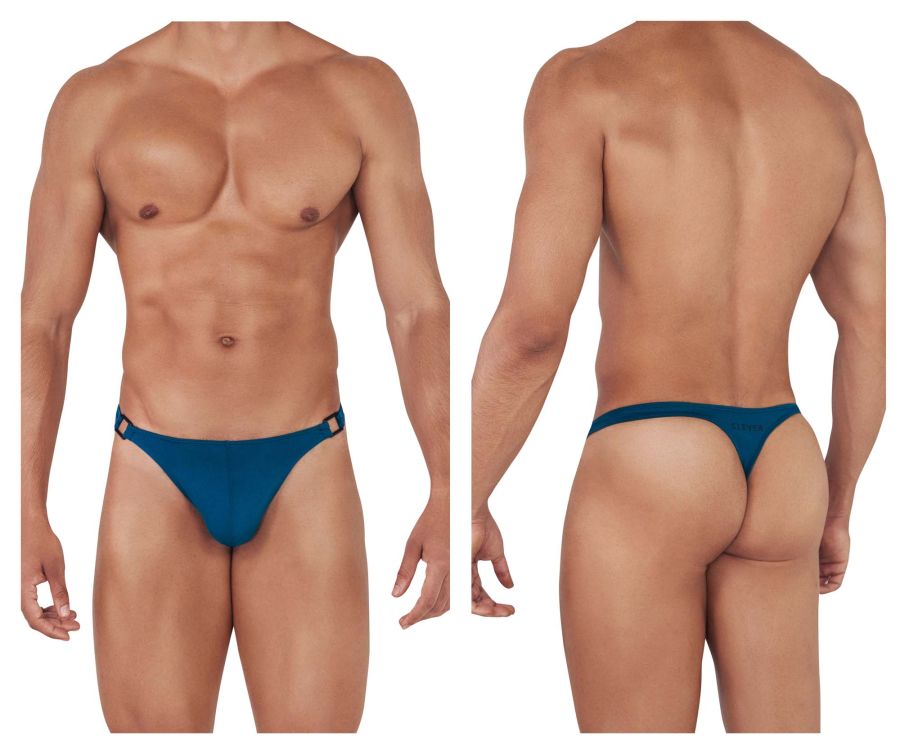 Clever 1455 Flashing Thongs Color Petrol Blue - DealByEthan.gay loves Clever