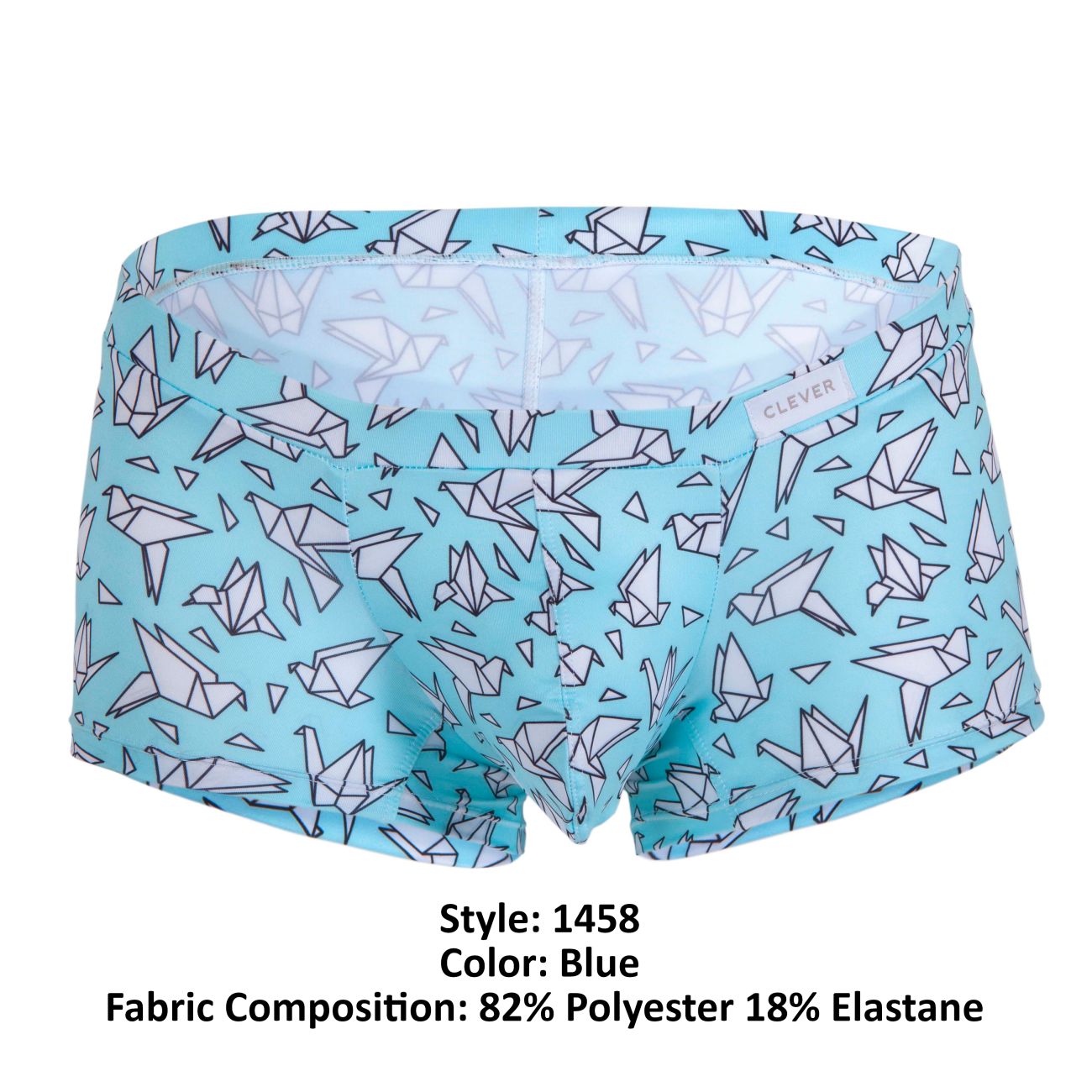 Clever 1458 Figure Trunks Color Blue - DealByEthan.gay loves Clever