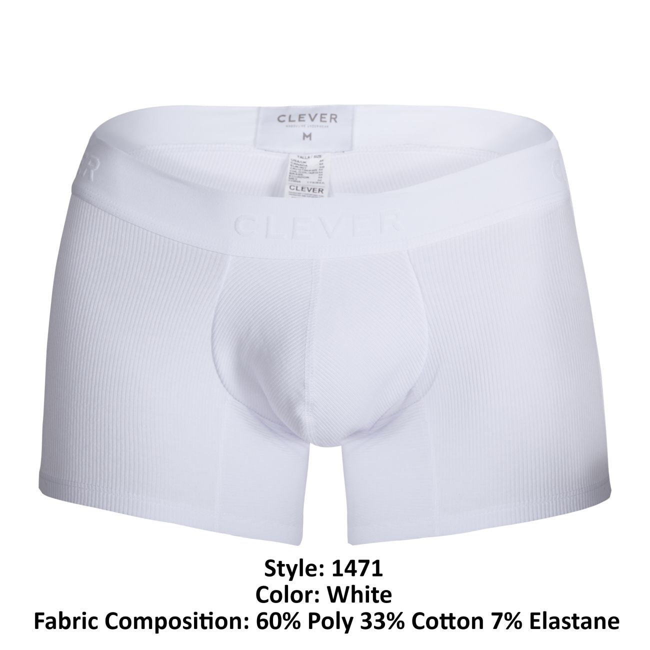 Clever 1471 Heavenly Trunks Color White - DealByEthan.gay loves Clever