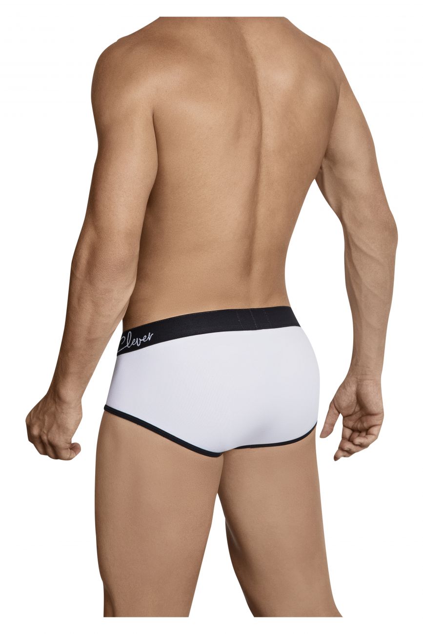 Clever 5016 Pertinax Piping Briefs Color White - DealByEthan.gay loves Clever
