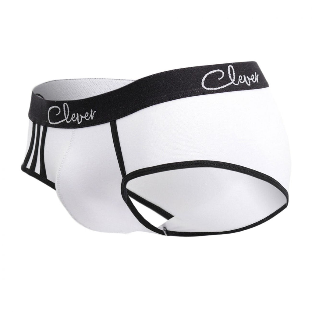 Clever 5016 Pertinax Piping Briefs Color White - DealByEthan.gay loves Clever