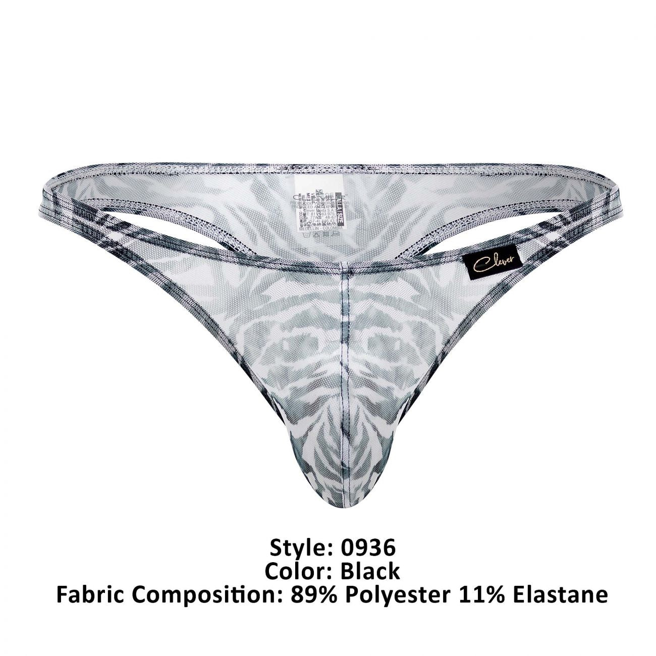 Tanga Clever 0936 Inviting Color Negro
