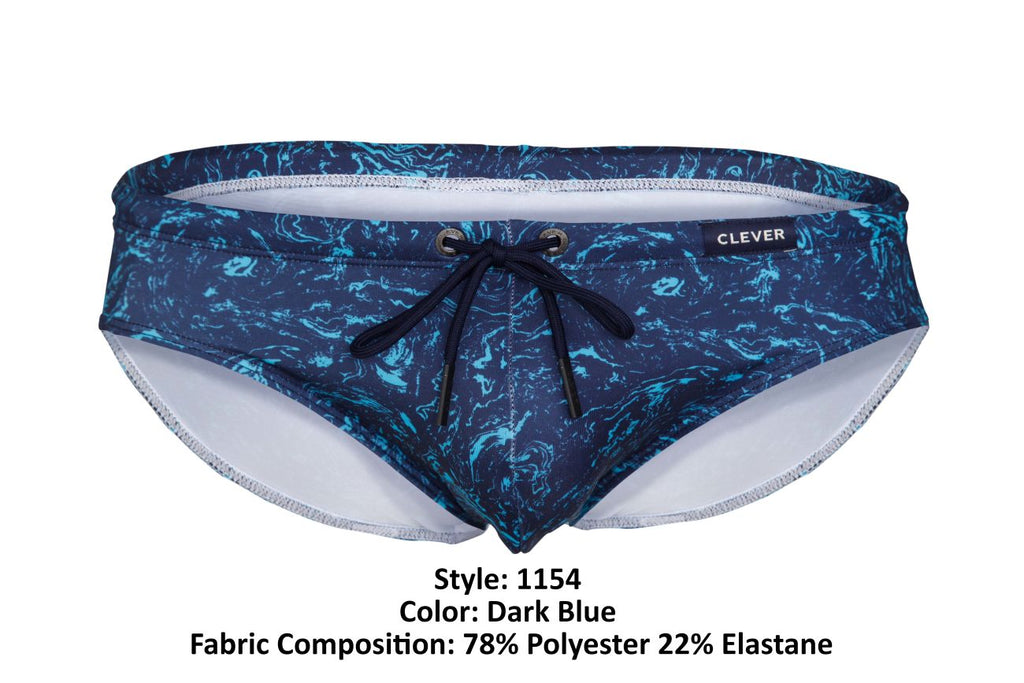 Clever 1154 Aura Swim Briefs Color Dark Blue