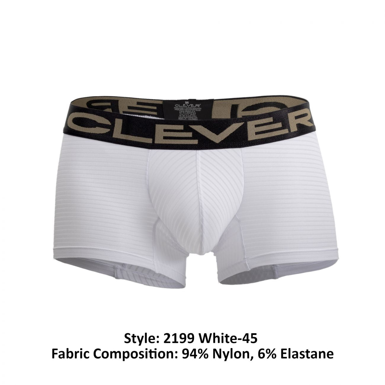 Calzoncillos tipo bóxer Clever 2199 de edición limitada, color blanco-45