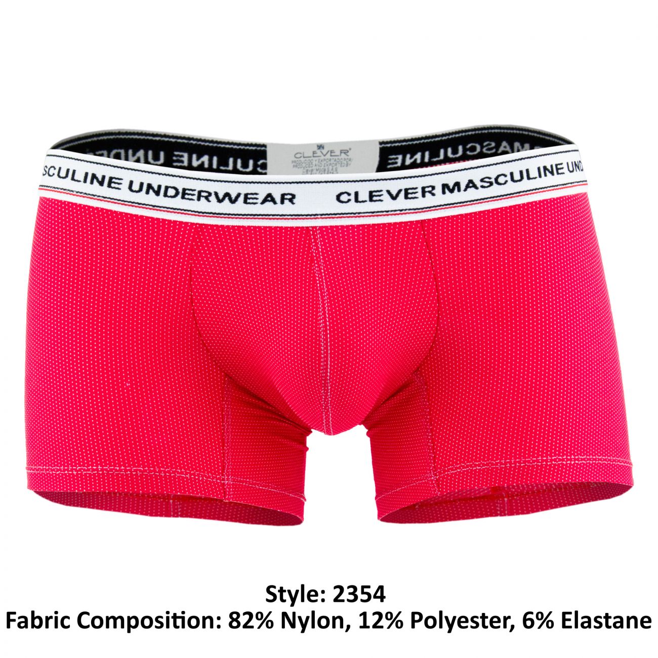 Clever 2354 Galileo Boxer Briefs Color Red