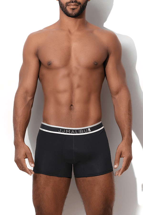 Classic Breathable Boxer Briefs - Black - DealByEthan.gay