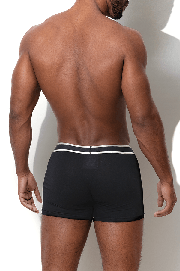 Classic Breathable Boxer Briefs - Black - DealByEthan.gay