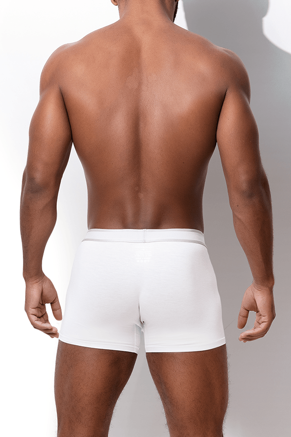 Classic Breathable Boxer Briefs - White - DealByEthan.gay