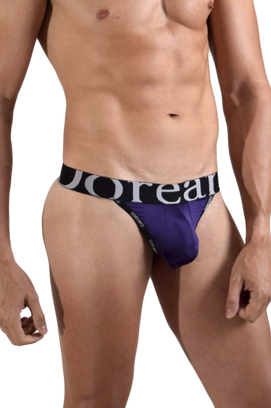 Doreanse 1008-PPL Sexy Pouch Thongs Color Purple - DealByEthan.gay loves Doreanse