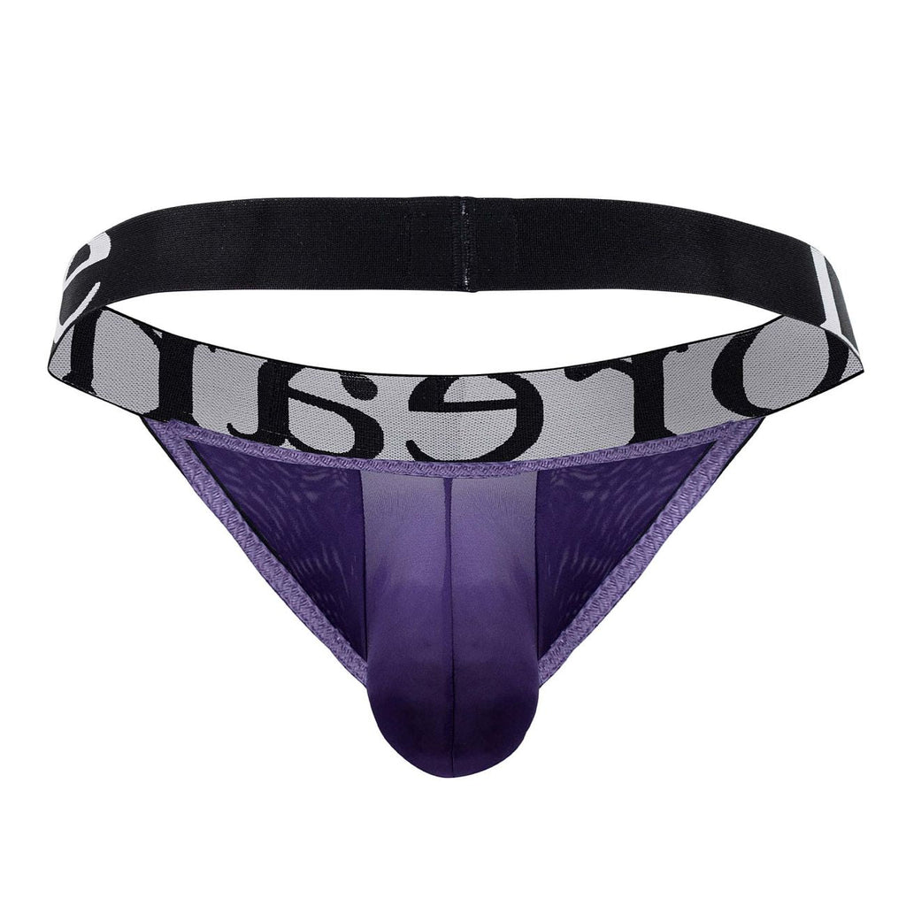 Doreanse 1008-PPL Sexy Pouch Thongs Color Purple - DealByEthan.gay loves Doreanse