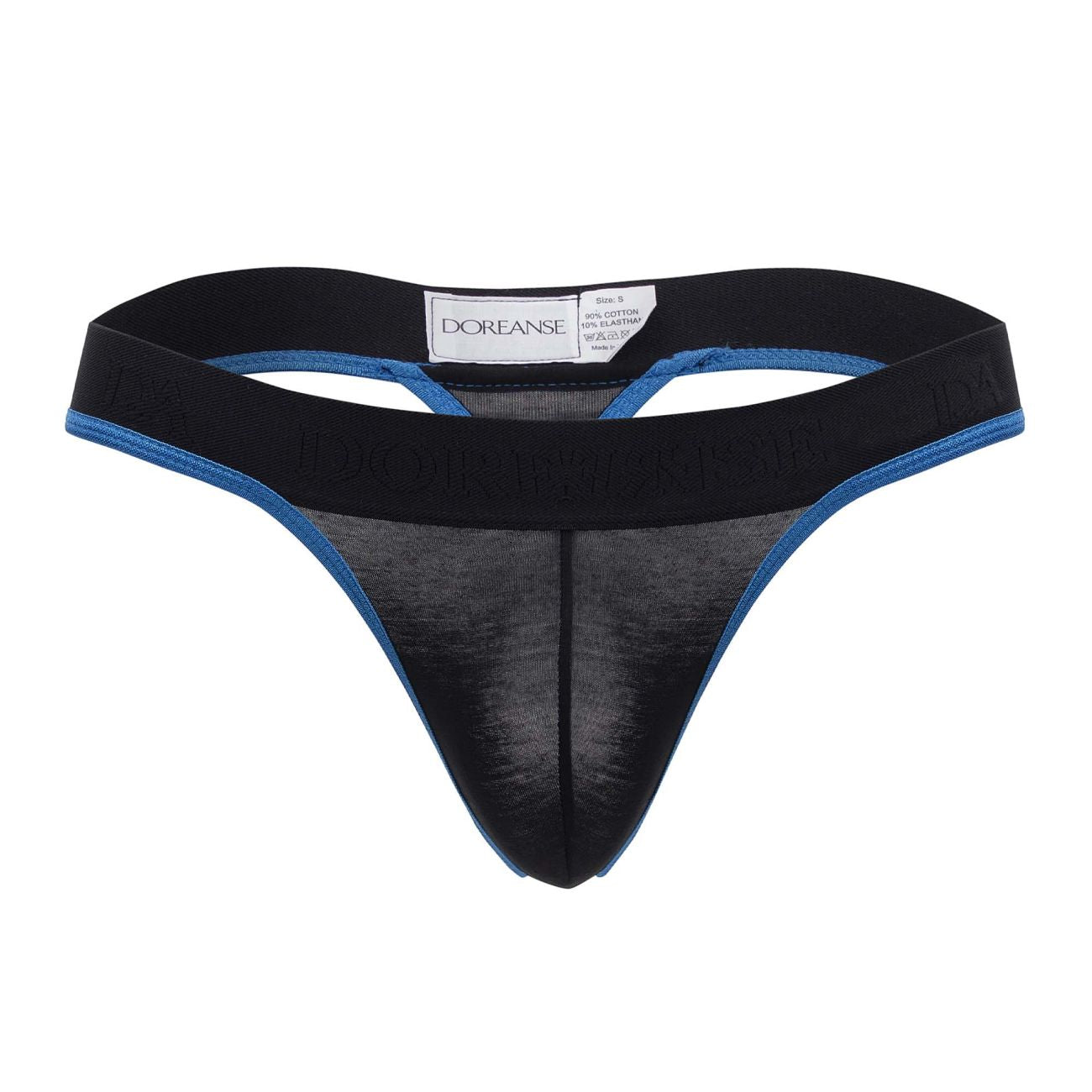 Doreanse 1012-BLK Borderline Thongs Color Black - DealByEthan.gay loves Doreanse