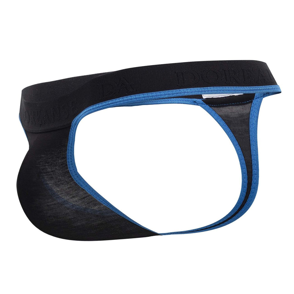 Doreanse 1012-BLK Borderline Thongs Color Black - DealByEthan.gay loves Doreanse
