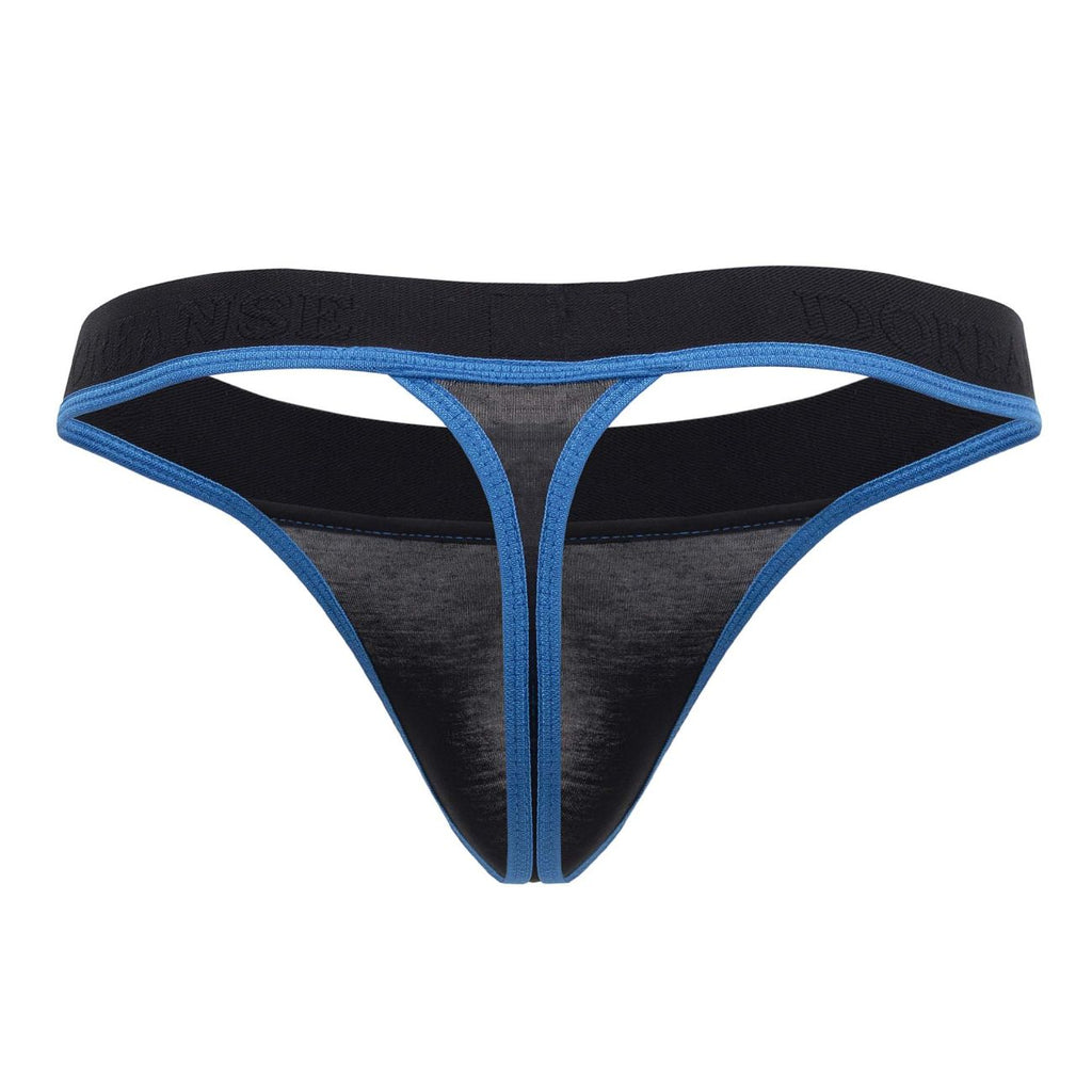 Doreanse 1012-BLK Borderline Thongs Color Black - DealByEthan.gay loves Doreanse