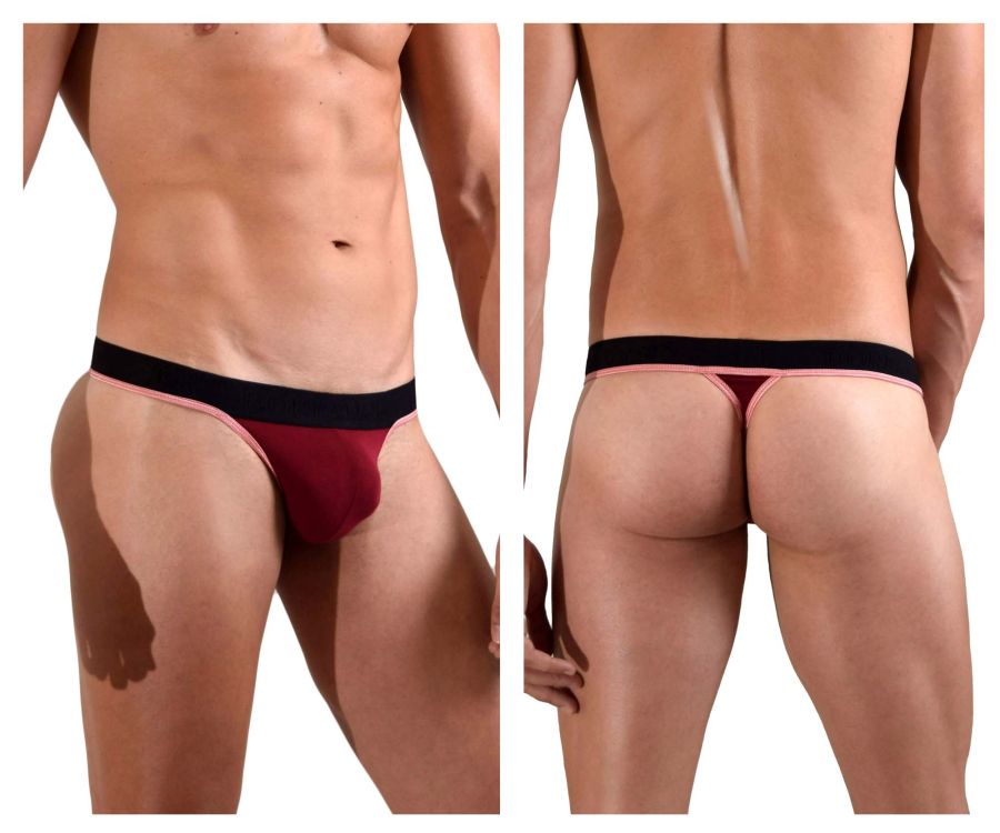 Doreanse 1012-BRD Borderline Thongs Color Bordeaux - DealByEthan.gay loves Doreanse