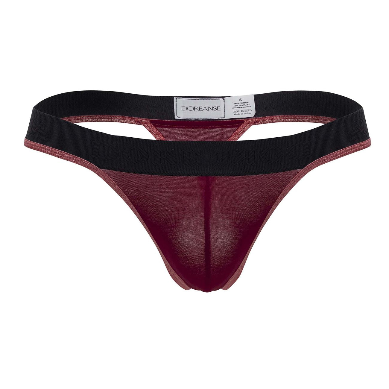 Doreanse 1012-BRD Borderline Thongs Color Bordeaux - DealByEthan.gay loves Doreanse