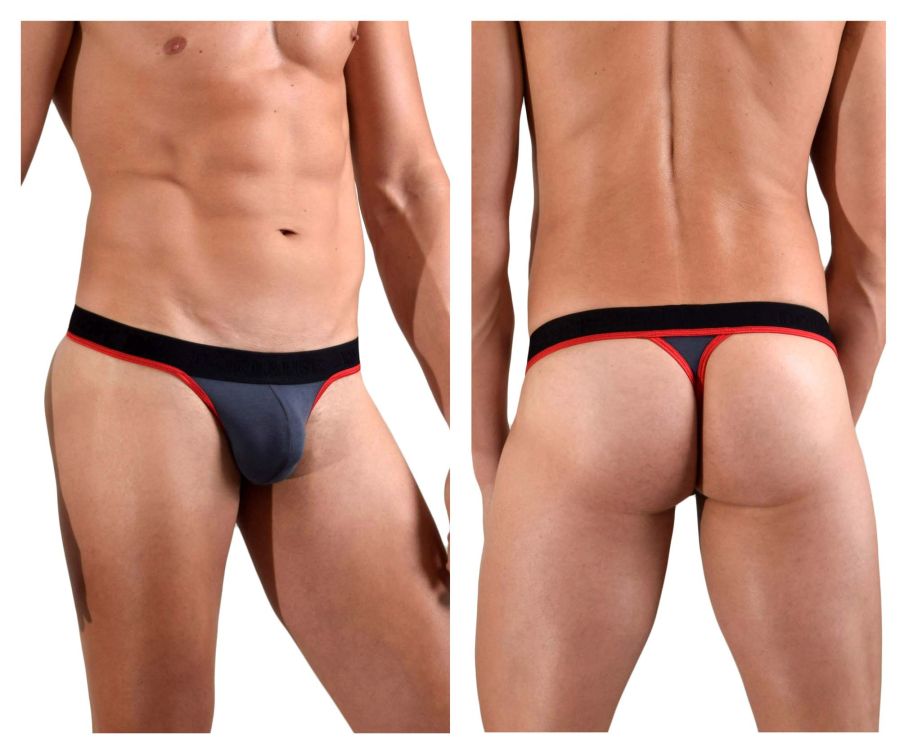 Doreanse 1012-CHR Borderline Thongs Color Charcoal - DealByEthan.gay loves Doreanse