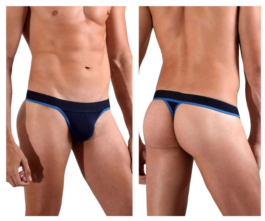 Doreanse 1012-NVY Borderline Thongs Color Navy - DealByEthan.gay loves Doreanse