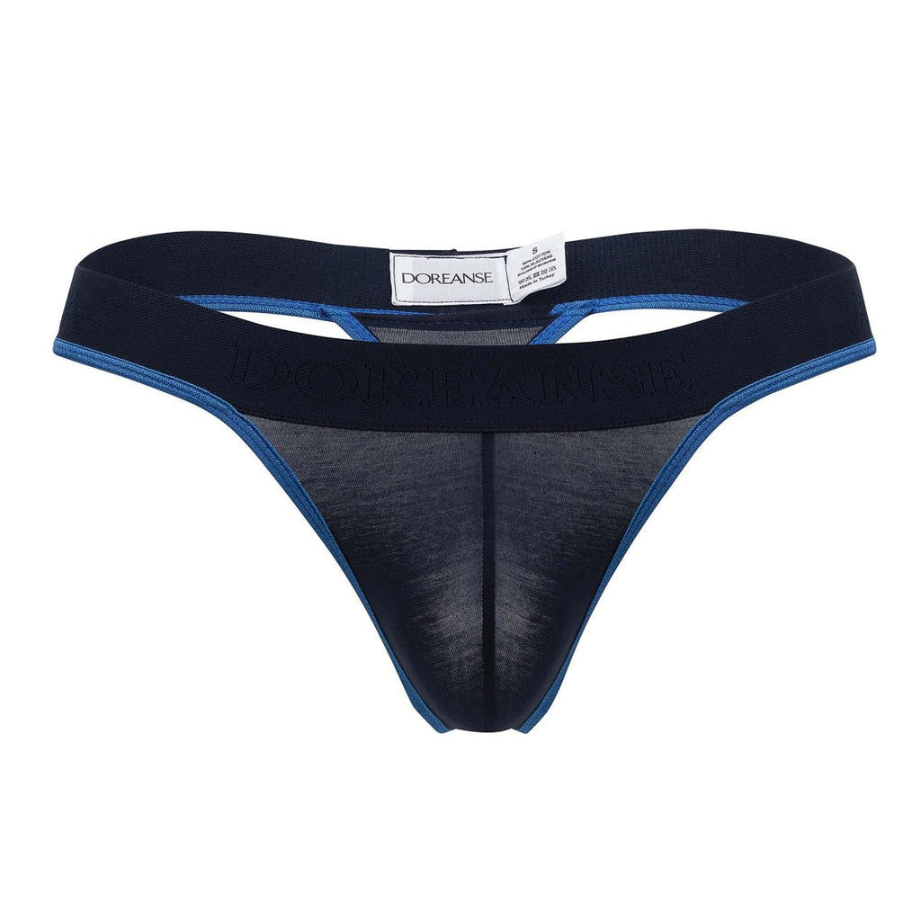 Doreanse 1012-NVY Borderline Thongs Color Navy - DealByEthan.gay loves Doreanse