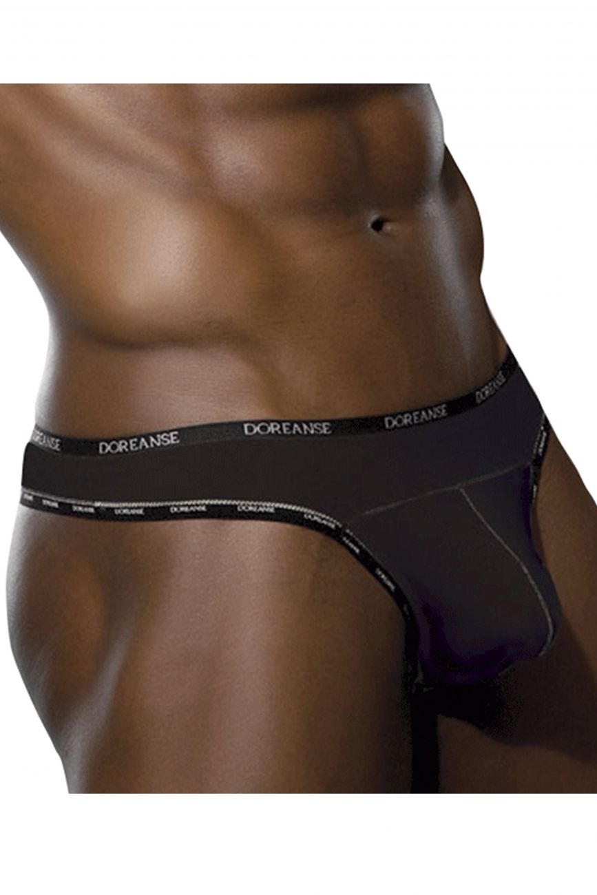 Doreanse 1216-BLK Naked Thong Color Black - DealByEthan.gay loves Doreanse