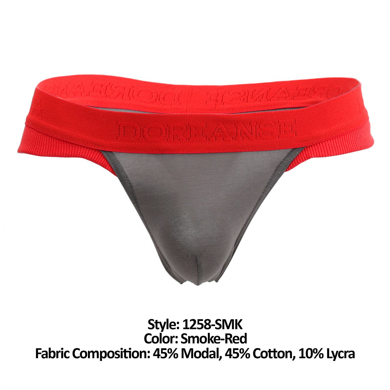 Doreanse 1258-SMK Warrior Thong Color Smoke-Red - DealByEthan.gay loves Doreanse