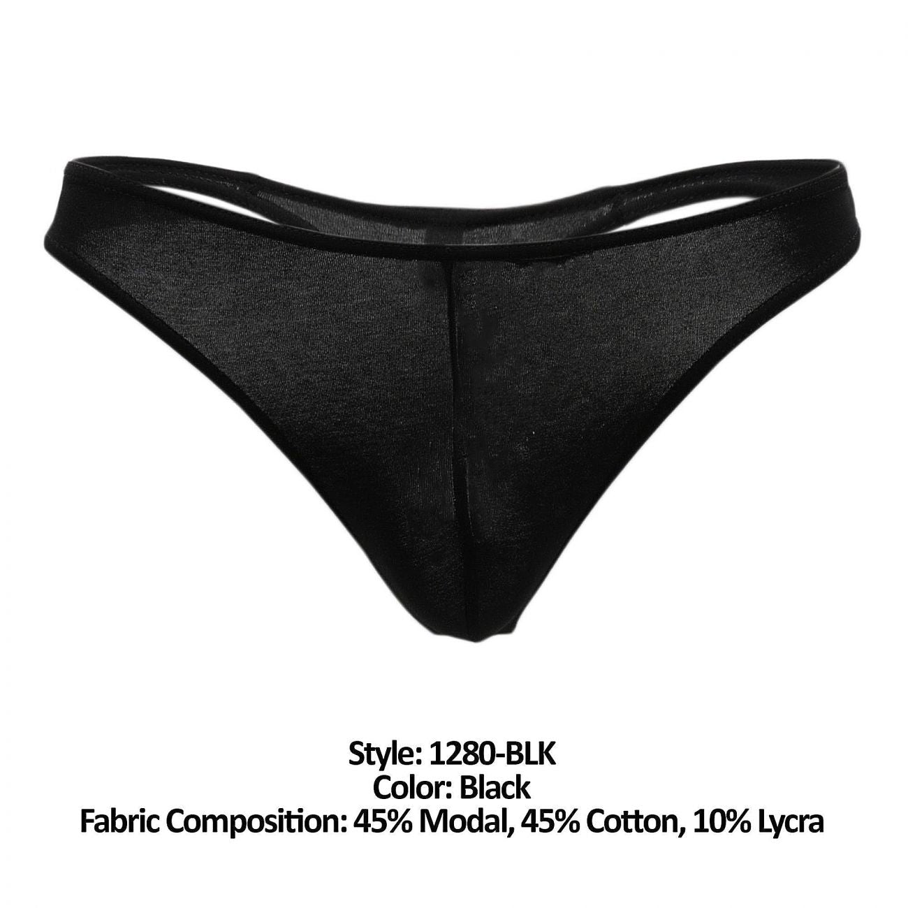 Doreanse 1280-BLK Hang-loose Thong Color Black - DealByEthan.gay loves Doreanse
